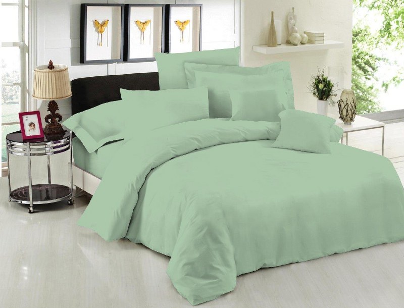 Σεντόνι Μεμονωμένο Polycotton Μονόχρωμο Υπέρδιπλο 245x270εκ. Le Blanc Green (Τύπος κατωσέντονου: Με Λάστιχο, Ύφασμα: 50%Cotton-50%Polyester, Χρώμα: Πράσινο , Μέγεθος: Υπέρδιπλα) - Le Blanc - 7009125-9